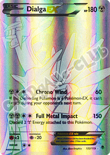 122 / 119 Dialga EX rara segreta foil (EN)