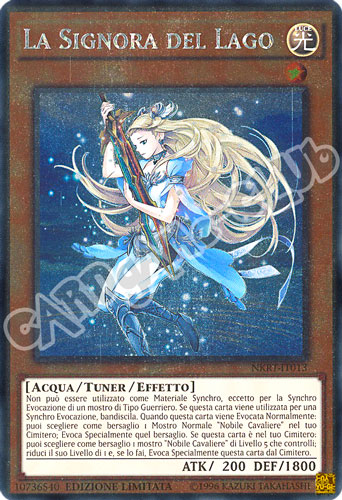 NKRT-IT013 La Signora del Lago rara platino Edizione Limitata (IT) -NEAR MINT-