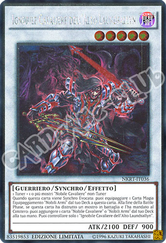 NKRT-IT036 Ignobile Cavaliere dell'Alto Laundsallyn rara platino Edizione Limitata (IT) -NEAR MINT-