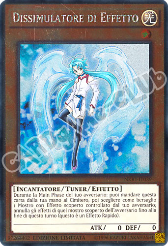 NKRT-IT039 Dissimulatore di Effetto rara platino Edizione Limitata (IT) -NEAR MINT-