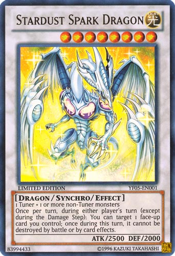 YF05-EN001 Stardust Spark Dragon ultra rara Limited Edition (EN) -NEAR MINT-