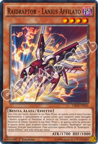 CROS-IT016 Raidraptor-Lanius Affilato comune 1a edizione (IT) -NEAR MINT-