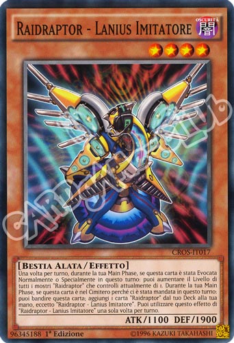 CROS-IT017 Raidraptor-Lanius Imitatore comune 1a edizione (IT) -NEAR MINT-