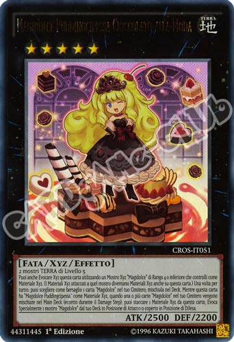 CROS-IT051 Magidolce Puddingcipessa Cioccolato alla Moda ultra rara 1a edizione (IT) -NEAR MINT-