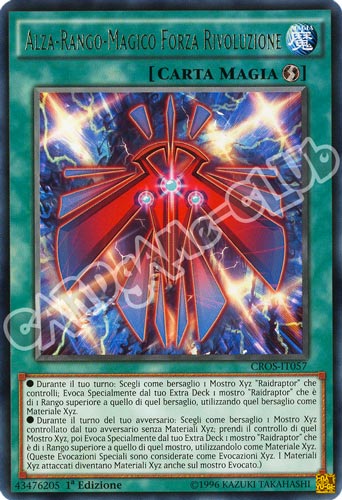 CROS-IT057 Alza-Rango-Magico Forza Rivoluzione rara 1a edizione (IT) -NEAR MINT-