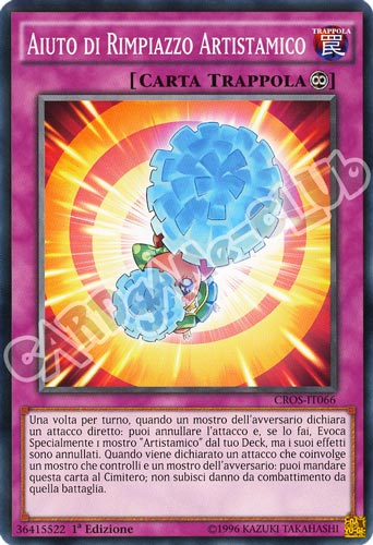 CROS-IT066 Aiuto di Rimpiazzo Artistaminico comune 1a edizione (IT) -NEAR MINT-