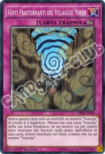 CROS-IT070 Venti Frastornanti del Villaggio Yosen comune 1a edizione (IT) -NEAR MINT-