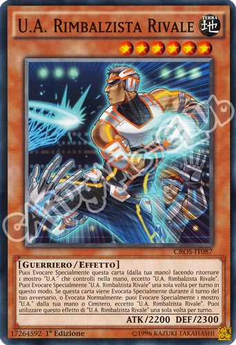 CROS-IT087 U.A. Rimbalzista Rivale comune 1a edizione (IT) -NEAR MINT-