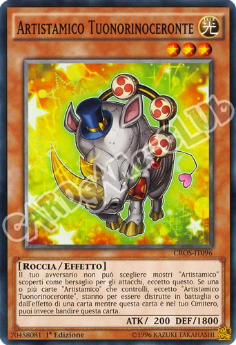 CROS-IT096 Artistaminico Tuonorinoceronte comune 1a edizione (IT) -NEAR MINT-