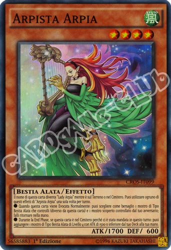 CROS-IT099 Arpista Arpia super rara 1a edizione (IT) -NEAR MINT-