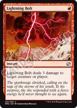 122 / 249 Lightning Bolt non comune (EN) -NEAR MINT-