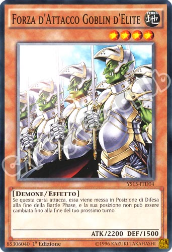 YS15-ITD04 Forza d'Attacco Goblin d'Elite comune 1a edizione (IT) -NEAR MINT-