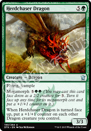 190 / 264 Herdchaser Dragon non comune (EN) -NEAR MINT-