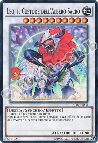 AP07-IT008 Leo, il Custode dell'Albero Sacro super rara (IT) -NEAR MINT-
