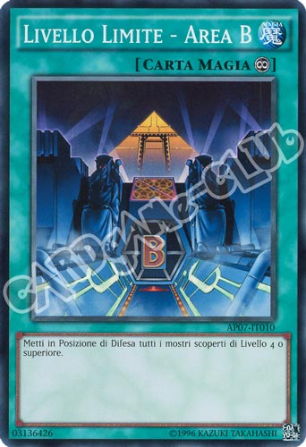 AP07-IT010 Livello Limite - Area B super rara (IT) -NEAR MINT-