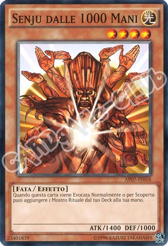 AP07-IT016 Senju dalle 1000 Mani comune (IT) -NEAR MINT-
