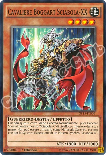 SP15-IT006 Cavaliere Boggart Sciabola-XX comune 1a edizione (IT) -NEAR MINT-