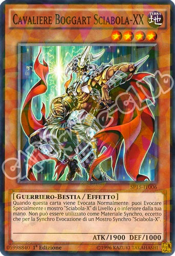 SP15-IT006 Cavaliere Boggart Sciabola-XX comune starfoil 1a edizione (IT)  -GOOD-