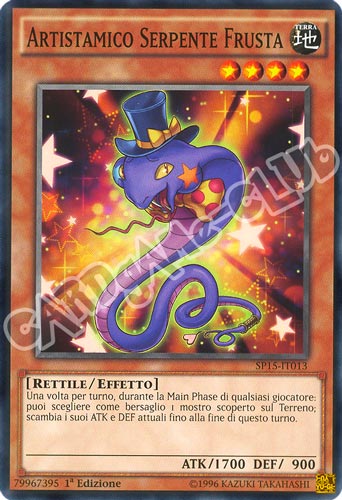 SP15-IT013 Artistamico Serpente Frusta comune 1a edizione (IT) -NEAR MINT-