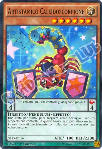 SP15-IT016 Artistamico Caleidoscorpione comune 1a edizione (IT) -NEAR MINT-
