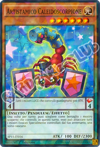 SP15-IT016 Artistamico Caleidoscorpione comune starfoil 1a edizione (IT) -NEAR MINT-