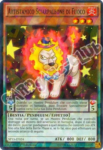 SP15-IT024 Artistamico Sciarpaleone di Fuoco comune starfoil 1a edizione (IT) -NEAR MINT-