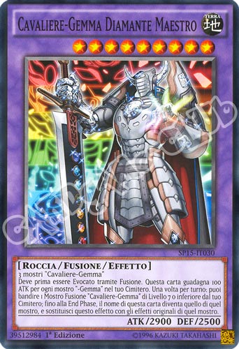 SP15-IT030 Cavaliere-Gemma Diamante Maestro comune 1a edizione (IT)  -PLAYED-