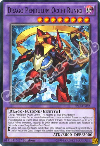 SP15-IT032 Drago Pendulum Occhi Runici comune 1a edizione (IT) -NEAR MINT-