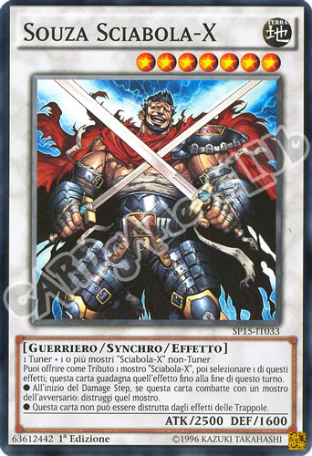 SP15-IT033 Souza Sciabola-X comune 1a edizione (IT) -NEAR MINT-