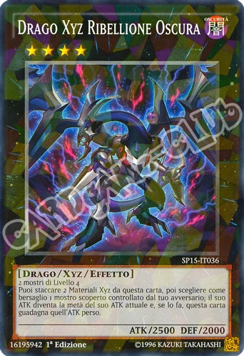 SP15-IT036 Drago Xyz Ribellione Oscura comune starfoil 1a edizione (IT) -NEAR MINT-