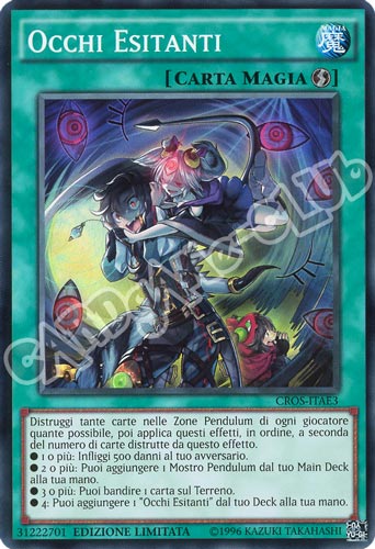 CROS-ITAE3 Occhi Esitanti super rara Edizione Limitata (IT) -NEAR MINT-