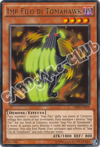 CROS-IT014 Imp Filo di Tomahawk rara Edizione Advance (IT) -NEAR MINT-