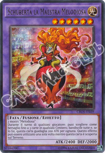 CROS-IT039 Schuberta la Maestra Melodiosa rara Edizione Advance (IT) -NEAR MINT-