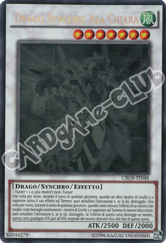 CROS-IT046 Drago Synchro Ala Chiara rara ghost Edizione Advance (IT) -NEAR MINT-