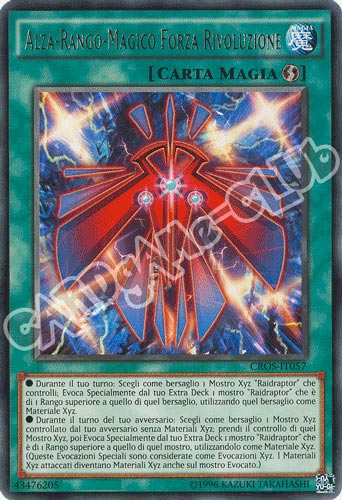 CROS-IT057 Alza-Rango-Magico Forza Rivoluzione rara Edizione Advance (IT) -NEAR MINT-