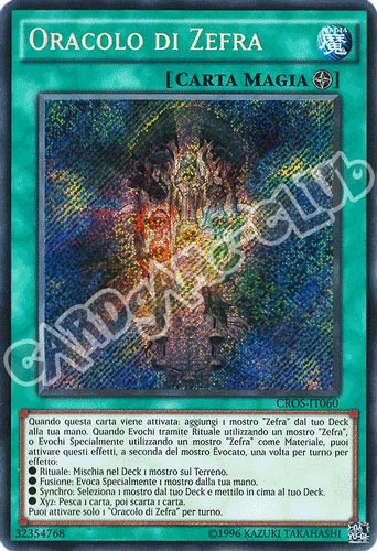 CROS-IT060 Oracolo di Zefra rara segreta Edizione Advance (IT) -NEAR MINT-