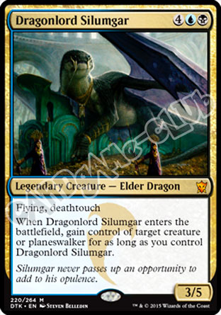 220 / 264 Dragonlord Silumgar rara mitica (EN) -NEAR MINT-
