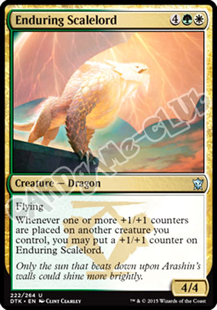 222 / 264 Enduring Scalelord non comune (EN) -NEAR MINT-