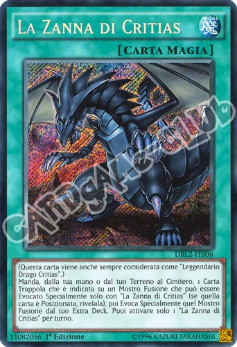 DRL2-IT006 La Zanna di Critias rara segreta 1a edizione (IT) -NEAR MINT-
