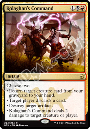 224 / 264 Kolaghan's Command rara (EN) -NEAR MINT-