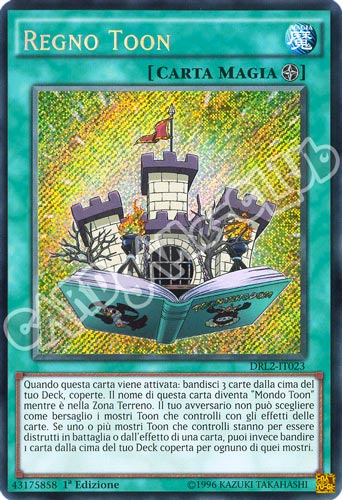 DRL2-IT023 Regno Toon rara segreta 1a edizione (IT) -NEAR MINT-