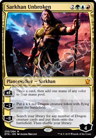 230 / 264 Sarkhan Unbroken rara mitica (EN) -NEAR MINT-