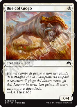 042 / 272 Bue col Giogo comune (IT) -NEAR MINT-