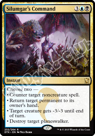 232 / 264 Silumgar's Command rara (EN) -NEAR MINT-
