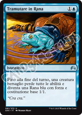 081 / 272 Tramutare in Rana non comune (IT) -NEAR MINT-