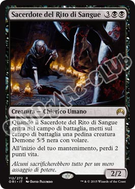 112 / 272 Sacerdote del Rito di Sangue rara (IT) -NEAR MINT-