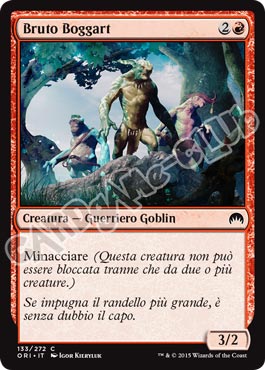 133 / 272 Bruto Boggart comune (IT) -NEAR MINT-