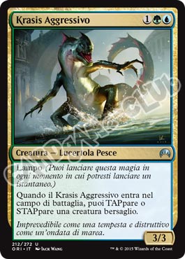 212 / 272 Krasis Aggressivo non comune (IT) -NEAR MINT-