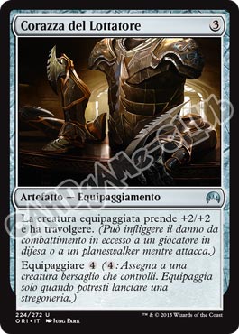 224 / 272 Corazza del Lottatore non comune (IT) -NEAR MINT-