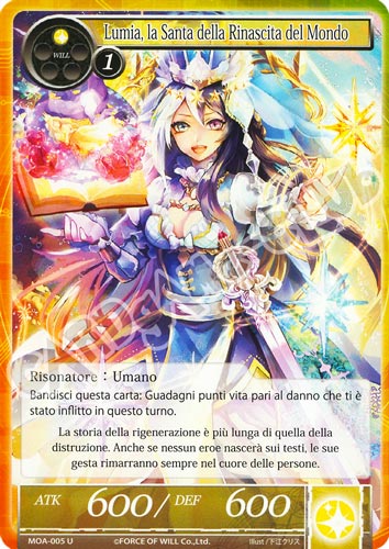 MOA1-IT005 Lumia, la Santa della Rinascita del Mondo non comune normale (IT) -NEAR MINT-